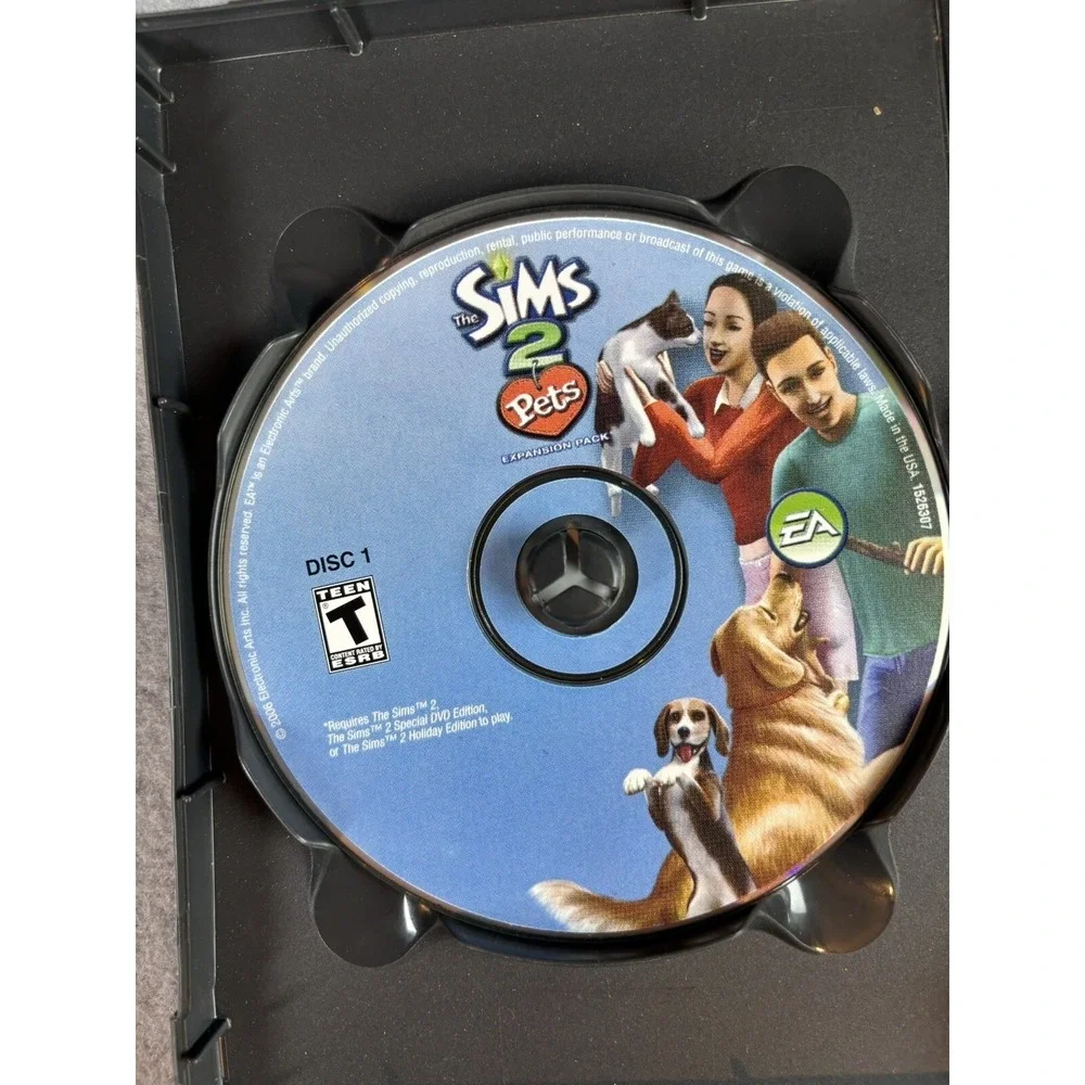 The Sims 2 Double Deluxe and Pets Expansion Pack PC Game Bundle EA Maxis 2008